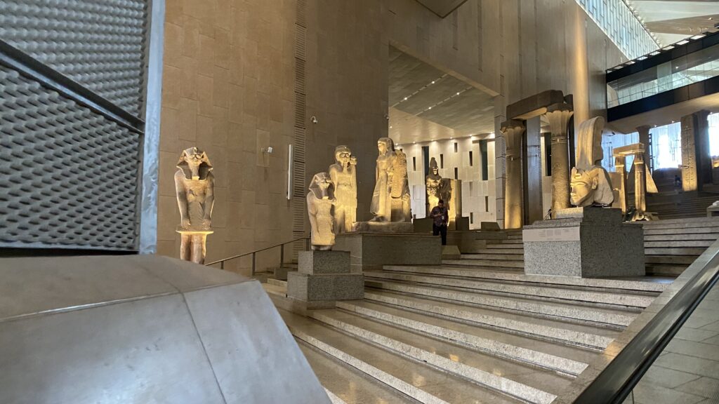 Photo of Egyptian Statues at the GEM by Abigail L