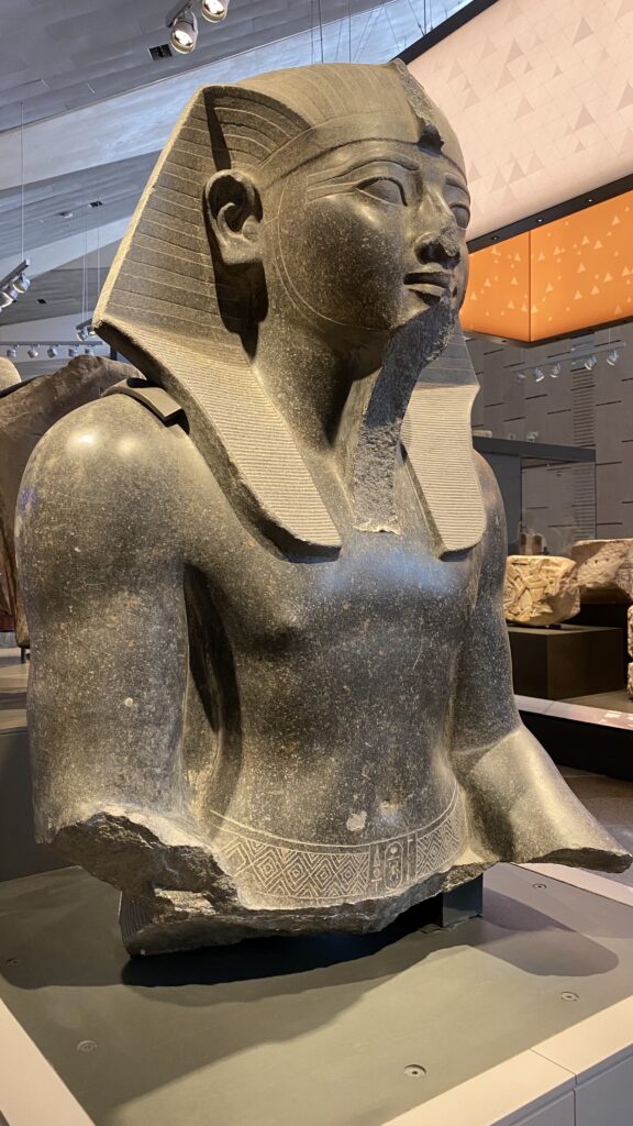 Photo by Abigail L A Statue of Amenhotep II in the Grand Egyptian Museum